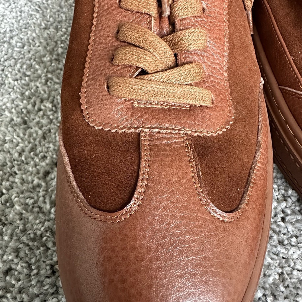 Marc Nolan Captain Carmel Leather Suede Loafer Dress Shoes Men Size 14 Beautiful - Picture 6 of 12